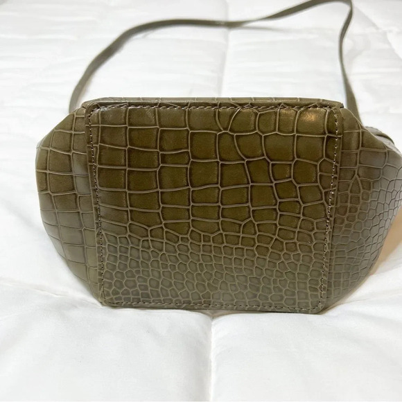Free People Aster Green Crocodile Crossbody Purse - Picture 3 of 7